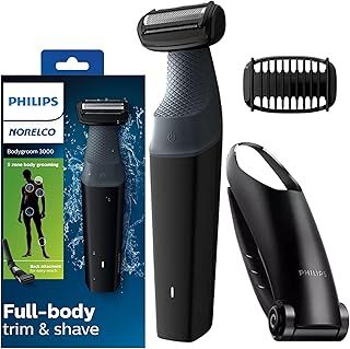 Philips Norelco Body Shaver Body Shaver 3000 Series Waterproof Hair Trimmer for Men with Back Attachment