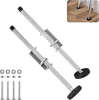 VEVOR Ladder Levler, 23.4 inch Steel 550lbs Load Ladder Leveling Tool, Pitch Hopper, Stair Ladder Stabilizer with Storage, Easy to Use for All Surfaces,Extension Ladder Accessories for Uneven Ground