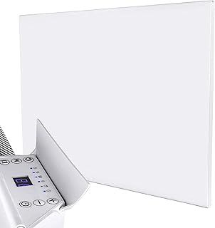 MYLEK Panel Heater Radiator Electric 1.5KW - Daily and Weekly Timer, Digital Thermostat - Wall Mounted Slimline White Panel Heater for Bathroom, Office, Bedroom, Garage (1500 Watt) Lot 20 Compliant