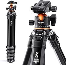 K&F Concept Compact Camera Tripod, 70inch Portable Travel Tripod with Ball Head Carrying Bag Loading Up to 33lbs/15KG for DSLR Canon Nikon Sony Mutate Series M1+BH-35L