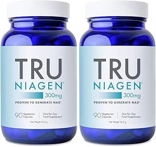Niacin as Nicotinamide Riboside NAD Supplement for Reduction of Tiredness & Fatigue, Patented Formula NR - 2X 90 Count - 300mg