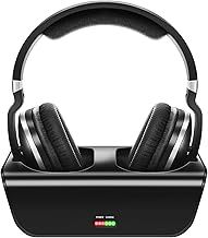 Wireless Headphones for TV Listening, 2.4GHz Digital Over-Ear Stereo Wireless TV Headphones, 20Hours Charging Dock Rechargeable, No Audio Delay, Higher Volume, 30M Distance