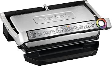 Tefal GC722D40 Optigrill Plus X-Large Grill with 9 Automatic Settings and Cooking Sensor, Non Stick Removable Plates, Automatic Settings and Cooking Sensor, Stainless Steel, Xl