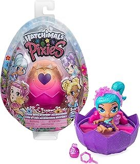 HATCHIMALS Pixies, 2.5-Inch Collectible Doll and Accessories (Styles May Vary), for Kids Aged 5 and Up