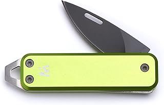 Whitby Pocket Knife, 1.75" Survival Stainless Steel Folding Knives UK Legal Sprint Cactus Green Finish, Stylish High Performance, Non Locking EDC Blade, Portable for Camping Hiking