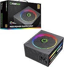 GameMax RGB 850W Pro Modular 80 Plus Gold Power Supply With 14cm ARGB Fan | Black