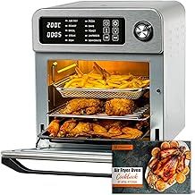 HYSapientia® 15L Large Air Fryer Oven For Family Digital Knob 1700W 10 in 1 Airfryer Toaster Air Convection Mini Oven electric and grill,Fast Cooking,Cookbook