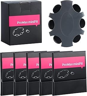 Hearing Aid Wax Guard Filters ProWax MiniFit Replacement Clear Cleaning kit Accessory for Oticon (5 Packs)，for Oticon ProWax MiniFit Replacement Wax Filters