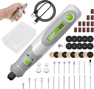 Huepar Tools 200W Rotary Tool, Multi Tool Kit with 222pcs Accessories and 5pcs Attachment, 6 Variable Speed 10,000-40,000 RPM for DIY Repairs&Craftwork Projects(Cutting, Sanding, Polishing, Drilling)