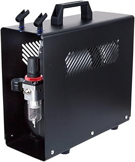 AS-186A Professional Airbrush Compressor/with Tank/Autostop 4Bar/Autostart 3Bar/Quiet/Oil-Free