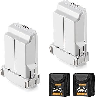 Original Mini 3/Mini 3 Pro/Mini 4 Pro Intelligent Flight Battery Plus 2 Pack (7.38V, 3850mAh) Secure Case for DJI Mini 3 Pro,Mini 3,Mini 4 Pro Drone