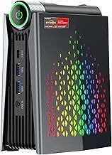 Mini PC Windows 11, AMD Ryzen 7 Pro 5875U (8C/16T, up to 4.5Ghz) 16GB RAM 512GB NVMe SSD Mini Gaming PC, Mini Desktop Pc with 3-mode Adjustment, WiFi 6/BT5.2/HDMI/DP/Type-C 3 SCREEN OUTPUT