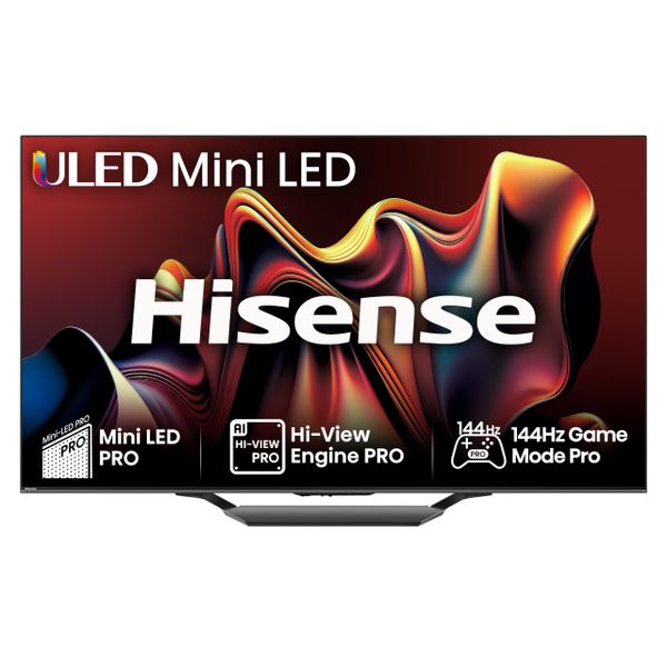 Hisense 75 Inch 144Hz MiniLED Smart TV 75U7NQTUK - Quantum Dot Colour, Dolby Vision IQ & Atmos, iMax Enhanced, Built-in Subwoofer and Vidaa OS with Freely, Youtube, Netflix and Disney+ (2024 Model)