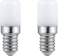 T18 E14 LED Light Bulb Fridge 3W AC 230V, 300LM Cool White 6000K, Non-Dimmable, 30W Incandescent Equivalent, E14 LED Refrigerator Bulb for Freezer, Night Light, Sewing Machine, Pack of 2