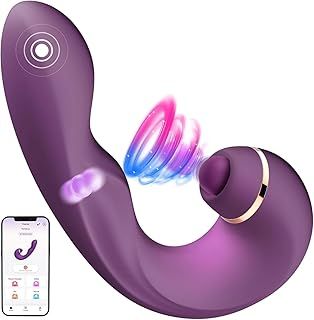 Sex Toys Vibrating Bullet Vibrator for Women, Sex Toy G Spot Vibrator,3 in 1 Sex toys4couples Men & Women Thrusting Dildo Licking Female Adult Toys with 10 Mode Vibrators