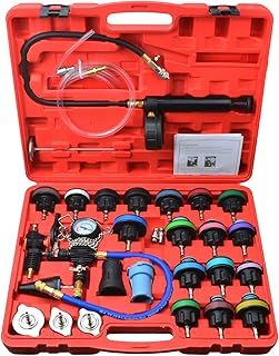 28 Pcs Universal Cooling System Radiator, Coolant Pressure Tester Kit, Coolant Vacuum Refill Kit