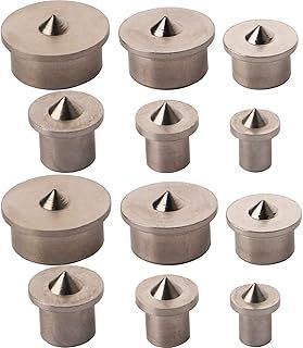 Dowel Pin Center Woodworking Alignment Tool Points Marker Drill Center,4/5/6/8/10/12 mm Dowel Drill Center Points Pin Set (12 pcs)