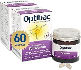 Optibac Probiotics for Women – Vaginal Probiotics – Specialist Supplement with a Scientifically Proven Formula for Vagina Flora – 60 Capsules