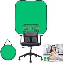 Green Screen Background,Portable Green Screen Chair 40 IN,Collapsible Small Greenscreen Backdrop with Stand,Chroma Key,Background Screen for Photography Streaming Gaming Photo Zoom Video Chats Meeting