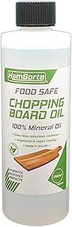Chopping Board Oil 100% Mineral Oil Food Grade Mineral Oil, Chopping Board Oil, Butcher Block Oil, Food Safe Wood Oil for Boards Butcher Blocks & Wooden Bowls Vegan Friendly (250ml)