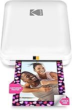 KODAK Step Slim Instant Smartphone Photo Printer - Portable Sleek Color Wireless Mobile Printer -Zink 2x3 Inch Sticky-Back Photos -Print from iOS & Android Devices with Bluetooth w/the Fun App - White