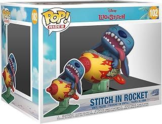 Funko Pop! Rides Super Deluxe: Disney Stitch Rocket - Disney: Lilo & Stitch - Collectable Vinyl Figure - Gift Idea - Official Merchandise - Toys for Kids & Adults - Movies Fans