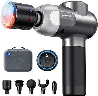 Massage Gun with Heat and Cold Therapy, BOB AND BRAD C2 Pro Deep Tissue Massager Gun with Heat, Professional Massage Gun for Home Gym Office Workout Recovery Pain Soreness Relief, Gift for Men Women