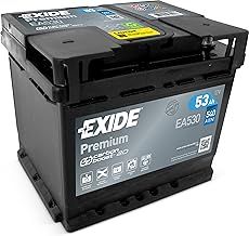 Exide Premium Car Battery EA530 53 Ah 12V