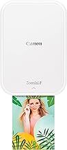 Canon Zoemini 2 Printing Kit: Capture & Create Anywhere - Compact Portable Photo Printer - Bluetooth 5.0 - Fast USB-C Charging for On-the-Go Adventures, Pearl White