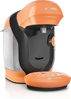 Bosch Tassimo Style TAS1106 Coffee Machine by, 70 Drinks, Fully Automatic, Suitable for All Cups, Space-Saving, Apricot/Anthracite, 1400 W