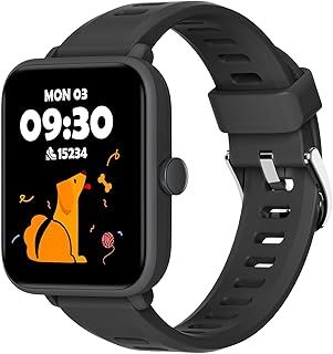 BIGGERFIVE Kids Fitness Tracker Watch, Pedometer, Heart Rate, 5ATM Waterproof, Sleep Monitor, Alarm Clock, Calorie Step Counter, Puzzle Games, 1.5" HD Touch Screen Smart Watch for Boys Girls Ages 3-14