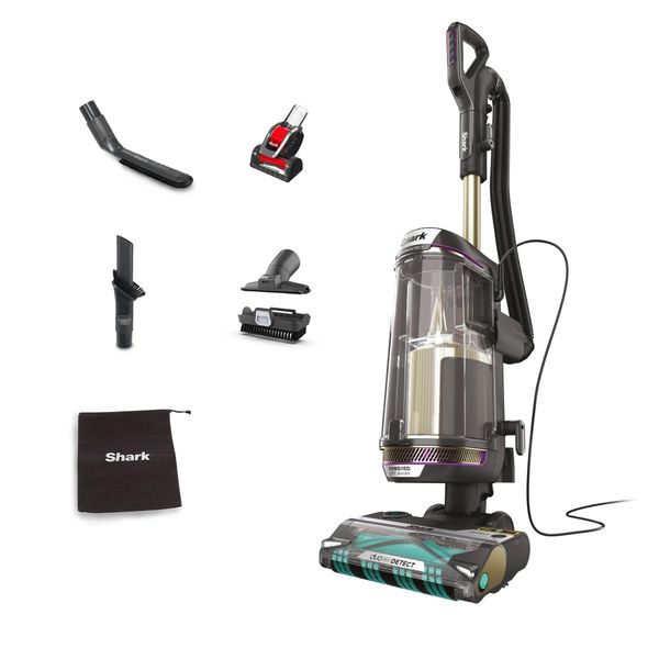Shark PowerDetect Corded Upright Vacuum Cleaner, AZ3900UKTBK, Pet, Crevice