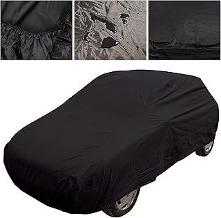 MP Essential Indoor & Outdoor All Season Water Resistant & Breathable Full Car Cover - BLACK (Small - L 160" x W 65" x H 47")