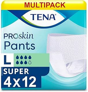TENA Pants Super Large - 4 x Packs of 12 ( 48 Pants )