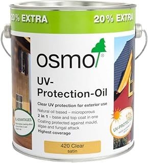 Osmo UV Protection Oil Extra 3 Litre - Clear Satin - 420