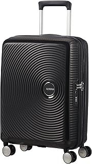 AMERICAN TOURISTER Soundbox - Spinner 55/20 Expandable Hand Luggage, 55 cm, 35.5 liters, Black (Bass Black)