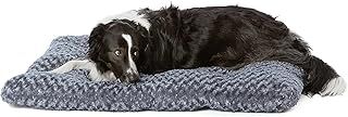 Amazon Basics Cat and Dog Bed, Machine Washable Pet Bed, Large (102 x 69 x 9cm), Grey Swirl