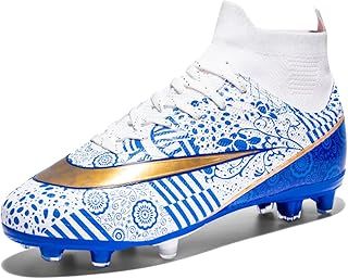 VTASQ Boys' Football Boots Kids Astro Turf Trainers Spikes Non-Slip Junior Football Shoes Outdoor Athletic Sneakers Football Shoes Unisex