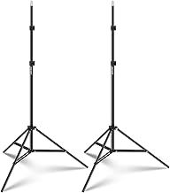 NEEWER Photography Light Stand, 7 Feet / 210cm Aluminum Alloy Photo Studio Tripod Stands for Video, Portrait and Photography Lighting, Reflectors, Soft boxes, Umbrellas, Backgrounds (2 Pieces)