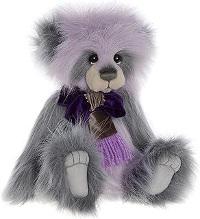 Charlie Bears Dana | 2023 Teddy Bear Long Plush Fur Purple Cute