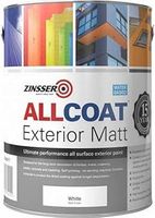 Zinsser Allcoat Exterior WB (Matt Finish) 5lt White