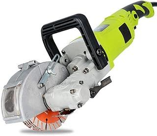 Wall Chaser with Dust Extractor 4000W 5 Blades Electric Wall Chaser with Adjustable Cutting Depth & Width for Brick Marble and Floors