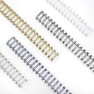 Rayson Wire Binding Spines, 15.9mm, 130 Sheet Binding Capacity, 34 Loops, A4, Multi-Colour, Pack of 50