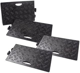 Pack of 4 Black kerb Ramps by innovatus