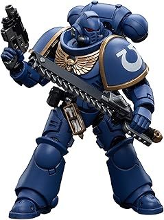 JOYTOY Warhammer 40k Ultramarines, Ultramarines Intercessors 1/18 Action Figure, Dedicated To You Who Love Collecting