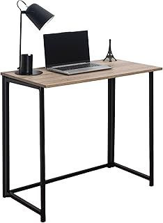 House of Home Space Saving Folding Desk, Compact Foldable Computer Desk for Small Spaces, Easy Assembly, Durable Industrial Style Desk for Home Office, Study, Writing, Arts and Crafts