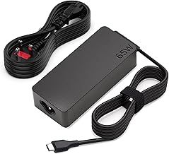 65W USB-C Power Supply Charger for Lenovo ThinkPad x1 Carbon T14 T15 T480 T480s T490 T490s T580 T590 X13 X280 X380 X390 E14 E15 E480 E490 E580 E590 L13 L380 L390 L480 P52s Yoga 720 910 920 Chromebook