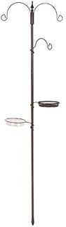 Traditional 3 Arm Bird Feeders Hanging Station Heavy Duty Complete Bird Feeding Station Decorative Wildlife Feeding Pole Perfect For Garden And Outdoor Wild Birds