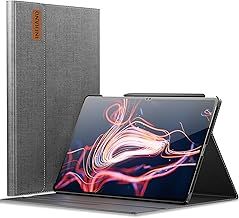 INFILAND Galaxy Tab S10 Ultra/ S9 Ultra Case, Multi-Angle Stand Cover Compatible with Samsung Galaxy Tab S10 Ultra/ S9 Ultra SM-X926/910/916/918 Tablet [Auto Wake/Sleep], Gray