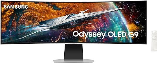 Samsung LS49CG954SUXEN TV 124,5 cm (49") 5K Ultra HD Smart TV Wifi Argent